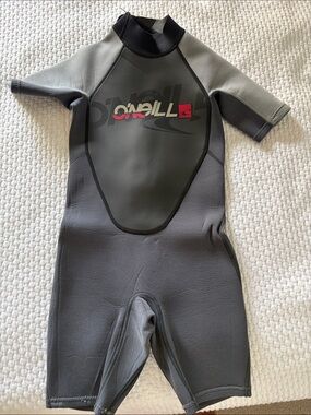 O'Neill Kids Gray Short Sleeve Wetsuit Rashguard